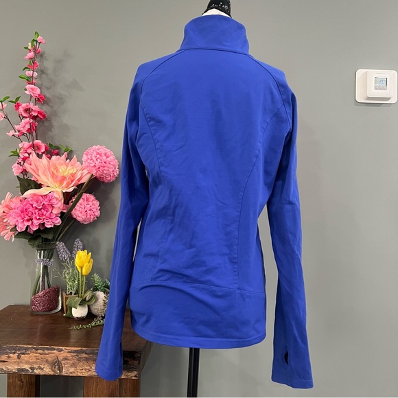 Tuff Athletics Blue Cowl Neck Sweater Lightweight Design - Picture 5 of 14